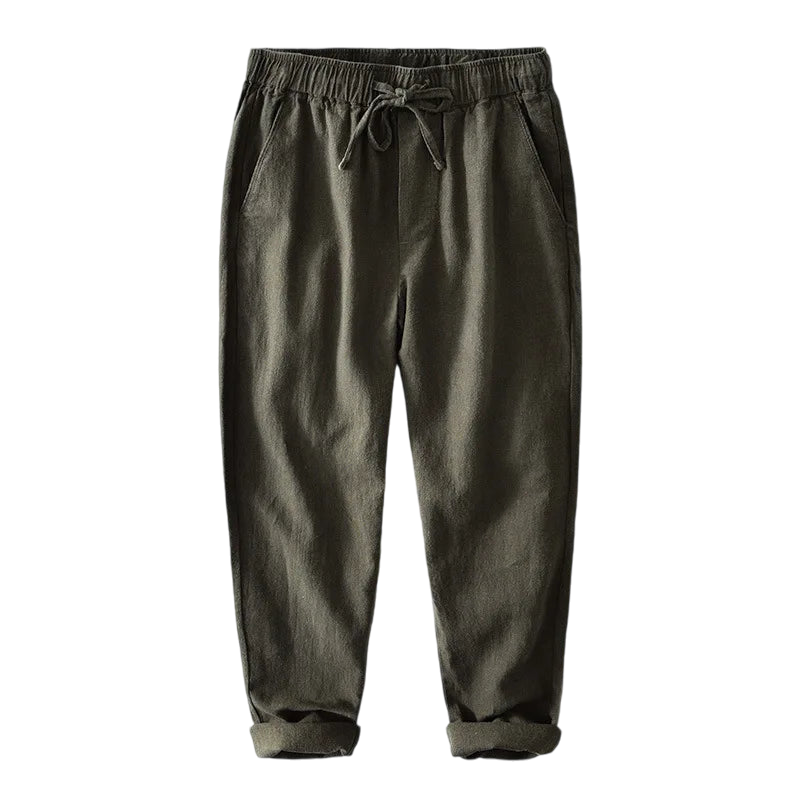 Men's Linen Trousers Filo Verno